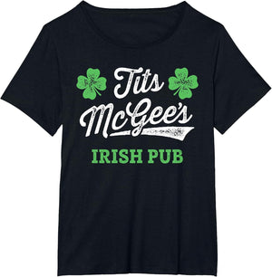 Tits McGee's Irish Pub St. Patrick's Day Funny