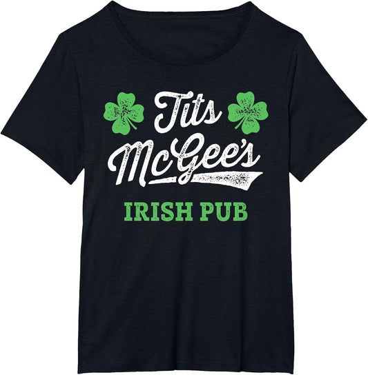 Tits McGee's Irish Pub St. Patrick's Day Funny