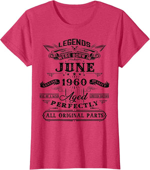Legend Born in June 1960 65th Birthday 65 Years Old