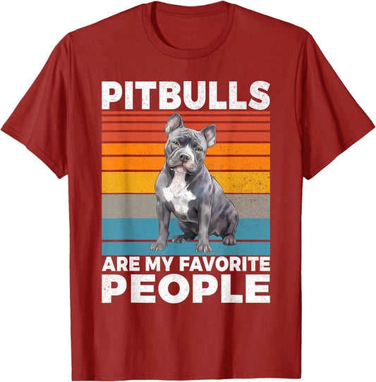 Pitbulls are My Favorite People Pitbull