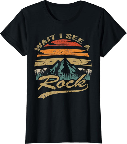 Wait I See A Rock, Retro Vintage Geology