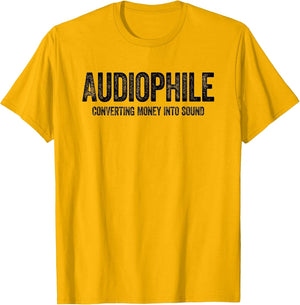 Audiophile Shirt Converting Money Into Sound Hi-Res Audio