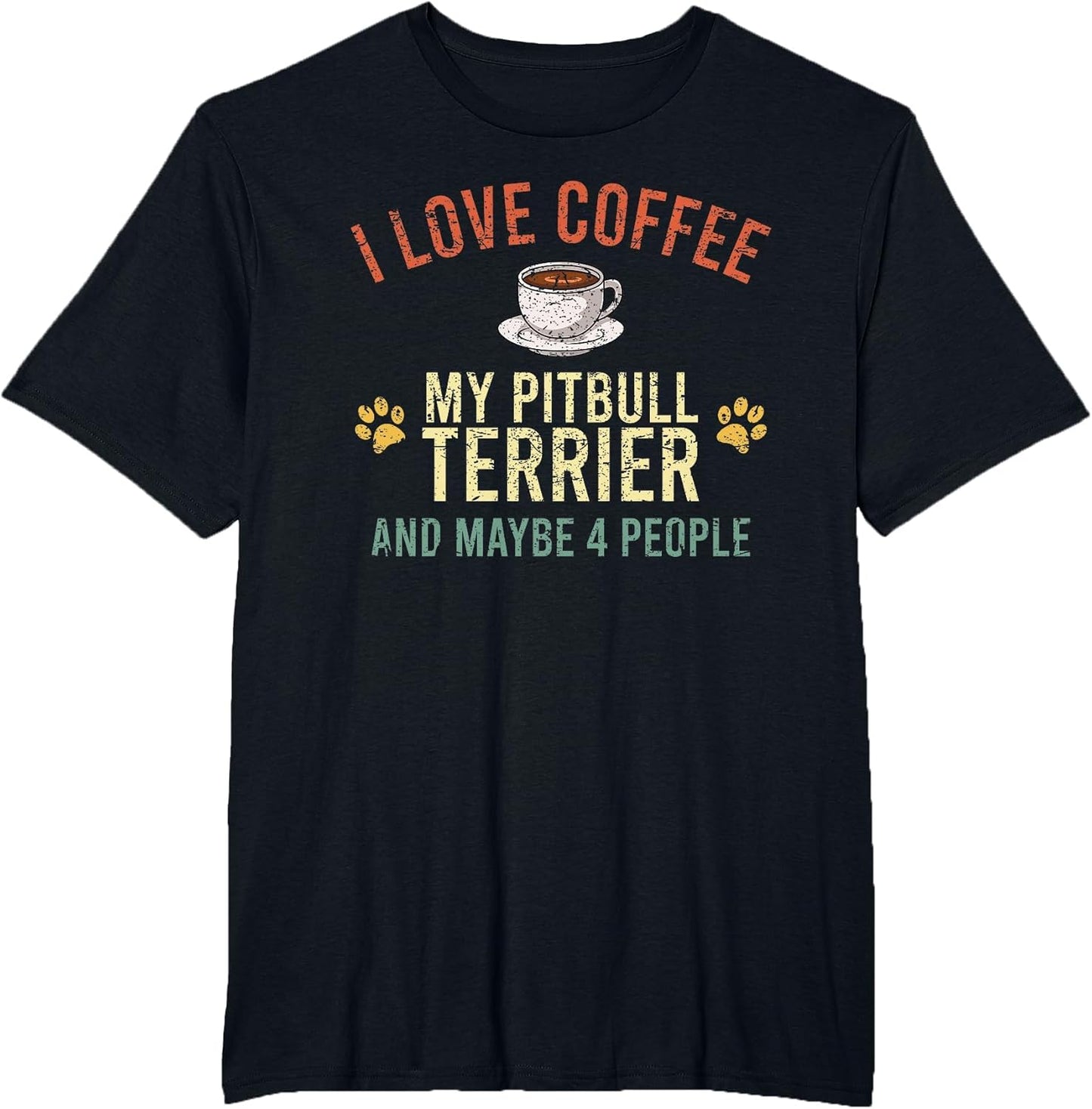 Love Coffee Mug Dog Owner Caffeine Cappuccino Doggy Pitbull