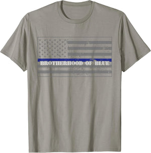 Law Enforcement Shirt Brotherhood of Blue Police Flag
