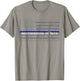 Law Enforcement Shirt Brotherhood of Blue Police Flag