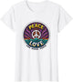 Hippie Peace Love Retro 60s Groovy Psychedelic Shirt