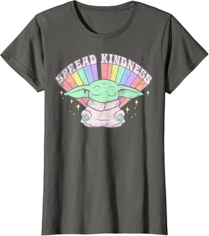 Star Wars The Mandalorian Grogu Spread Kindness Rainbow