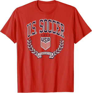 U.S. Soccer Vintage Victory Red USWNT Officially Licensed