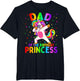 Dad of The Birthday Princess Girl Dabbing Unicorn Father