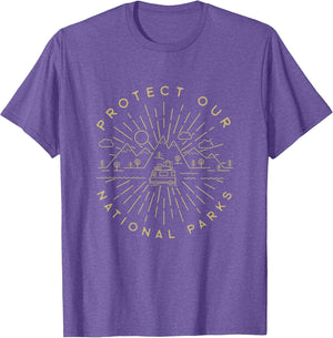 Protect Our National Parks Hiking Camping Outdoors Shirt