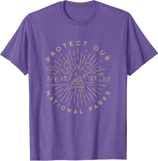Protect Our National Parks Hiking Camping Outdoors Shirt