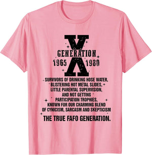GEN X Generation X 1965 1980 The True Fafo Generation