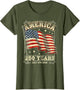 Vintage America 250 Years 1776-2026 250th Birthday 4th July