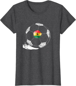 Vintage Soccer Ghana Flag Ghanaian Pride