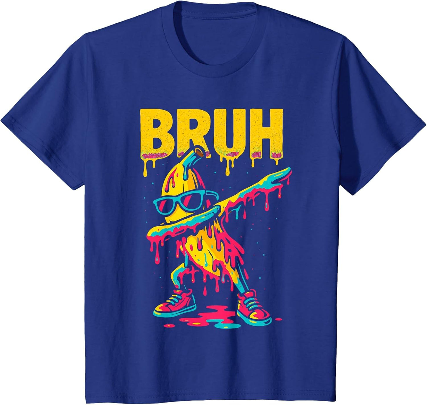 Dabbing Banana Bruh Drip Ice Cream Banana Youth Boys Kids