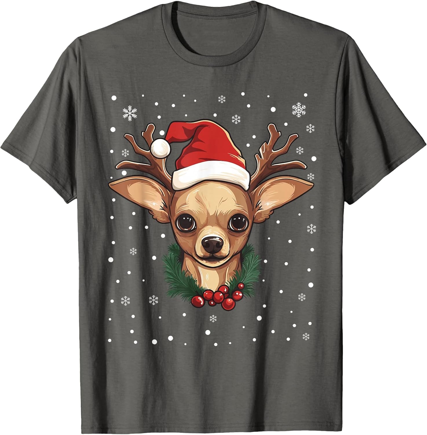 Chihuahua Dog Christmas Santa Hat Xmas Pajama