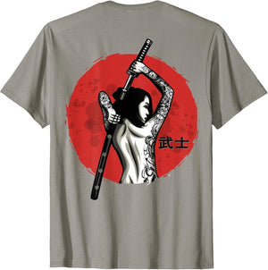 Japanese Warrior - Sexy Samurai - Female Samurai (on Back)