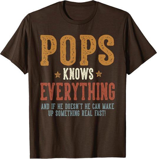 Pops Knows Everything - Humorous Father's Day Pops