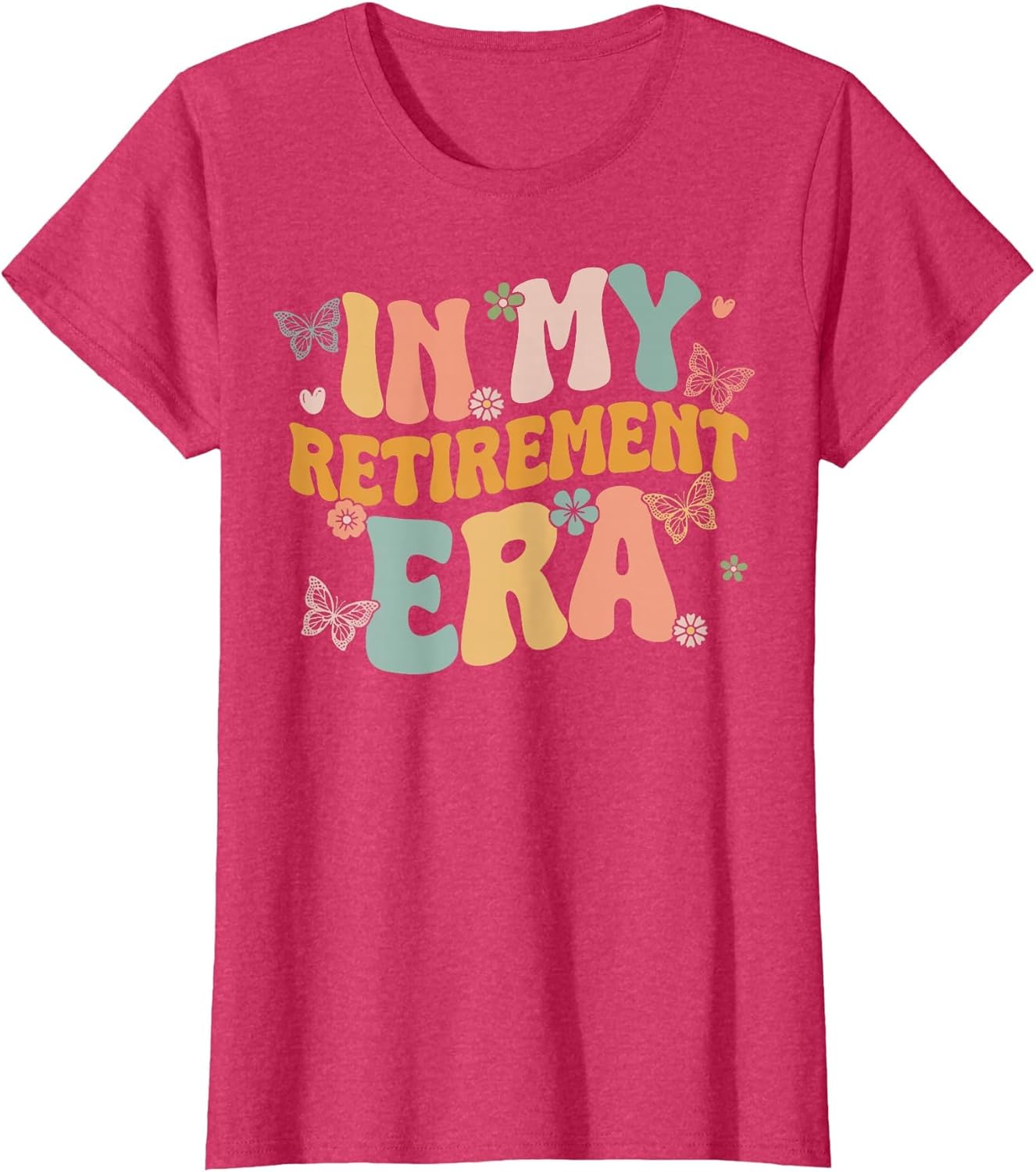 Groovy Floral in My Retirement Era Funny Women Retired Retro