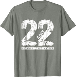 22 a Day Veteran Shirt - 22 a Day Veteran Suicide Apparel