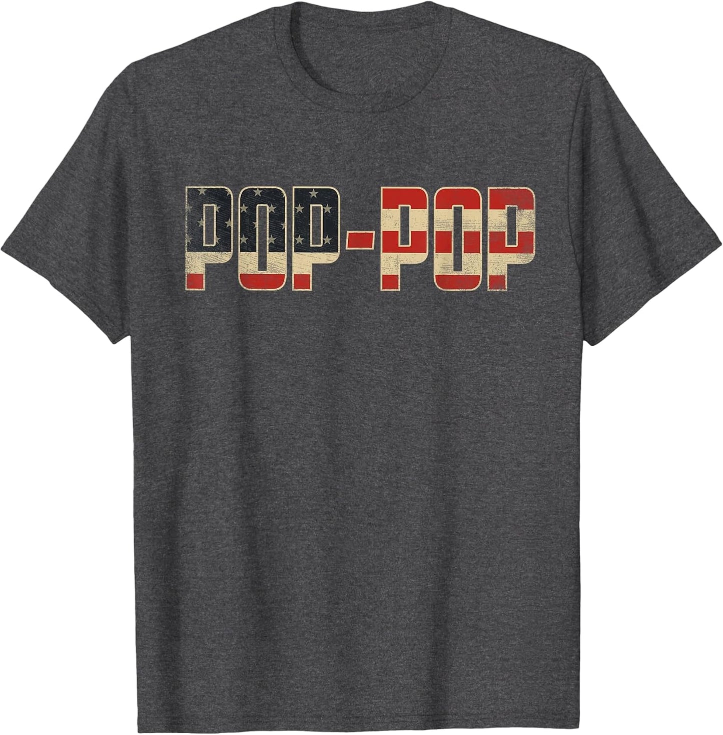 Pop-Pop Bold Patriotic American Flag Father’s Day Pop-Pop