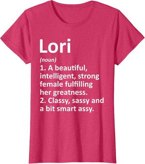 Lori Definition Personalized Name Funny