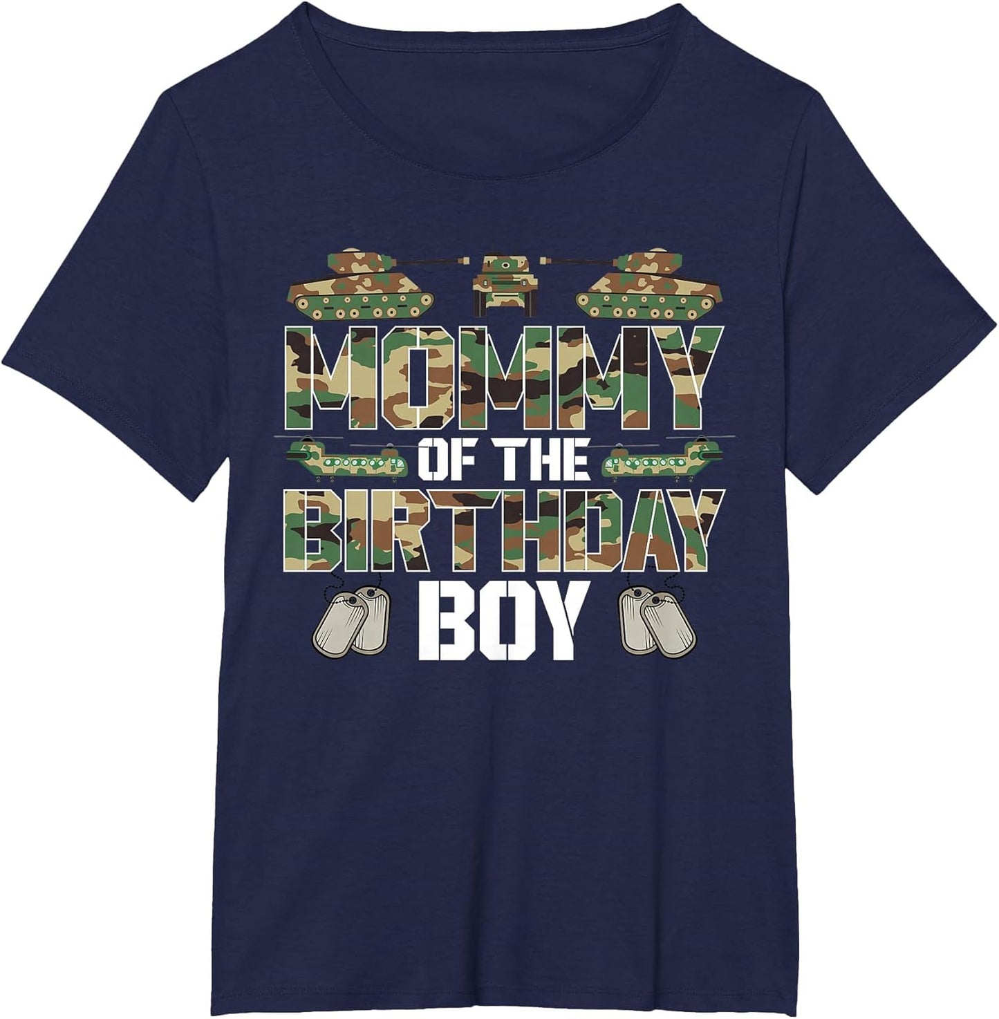 Mommy of The Birthday Boy Military Matching Army Theme