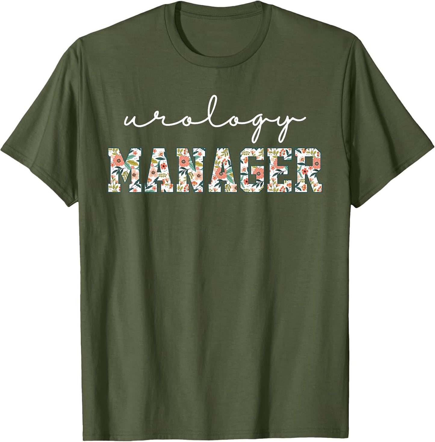Retro Floral Urology Manager Urologists Nephrology Doctor