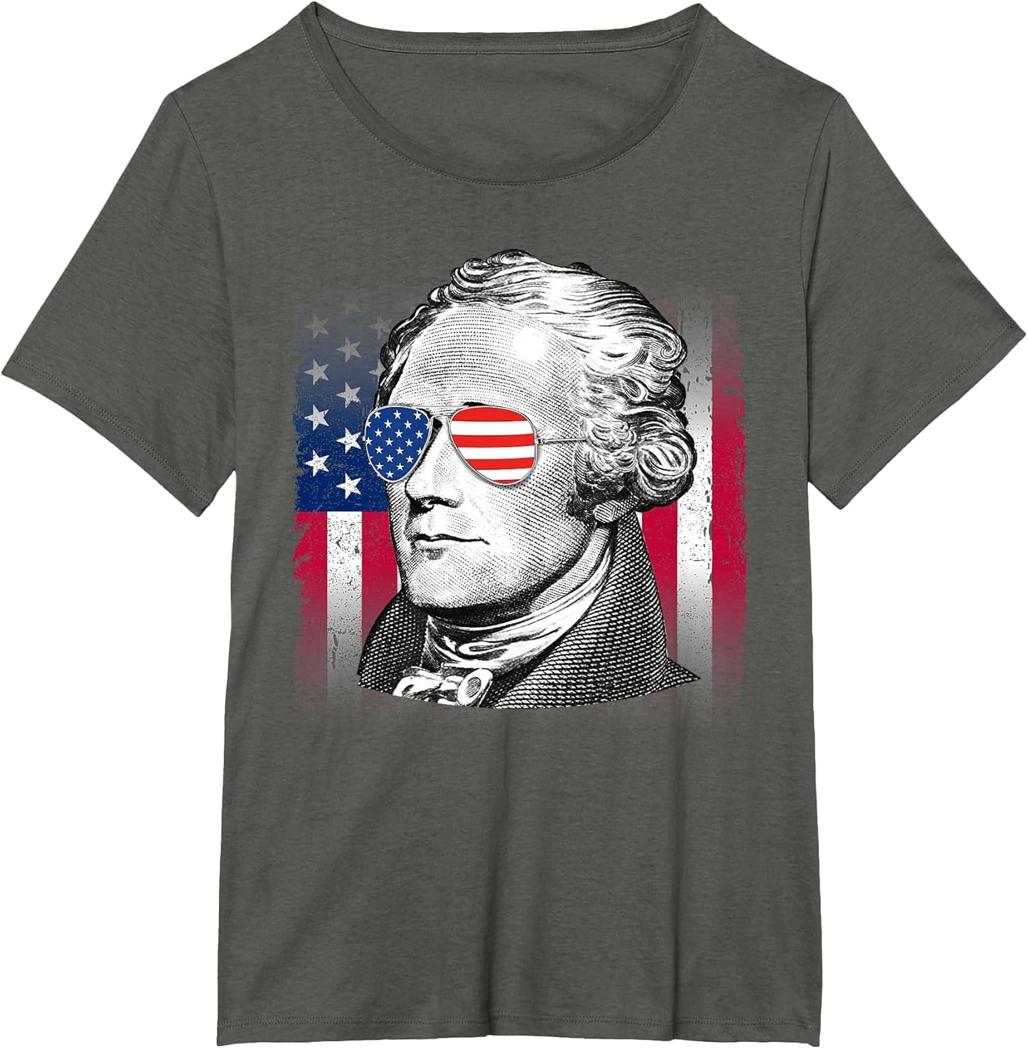 Alexander Hamilton USA Flag Patriotic American 4th of July