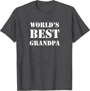 World's Best Grandpa T Shirt