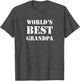 World's Best Grandpa T Shirt