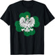 Polish Irish Heritage Polish Eagle Irish Clover