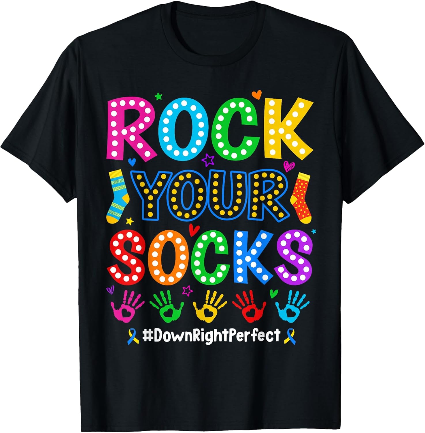 Rock Your Socks World Down Syndrome Awareness Day Women Kids