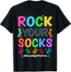 Rock Your Socks World Down Syndrome Awareness Day Women Kids