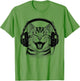 Cute Headphones Cat Funny Silly Music Cat Lover