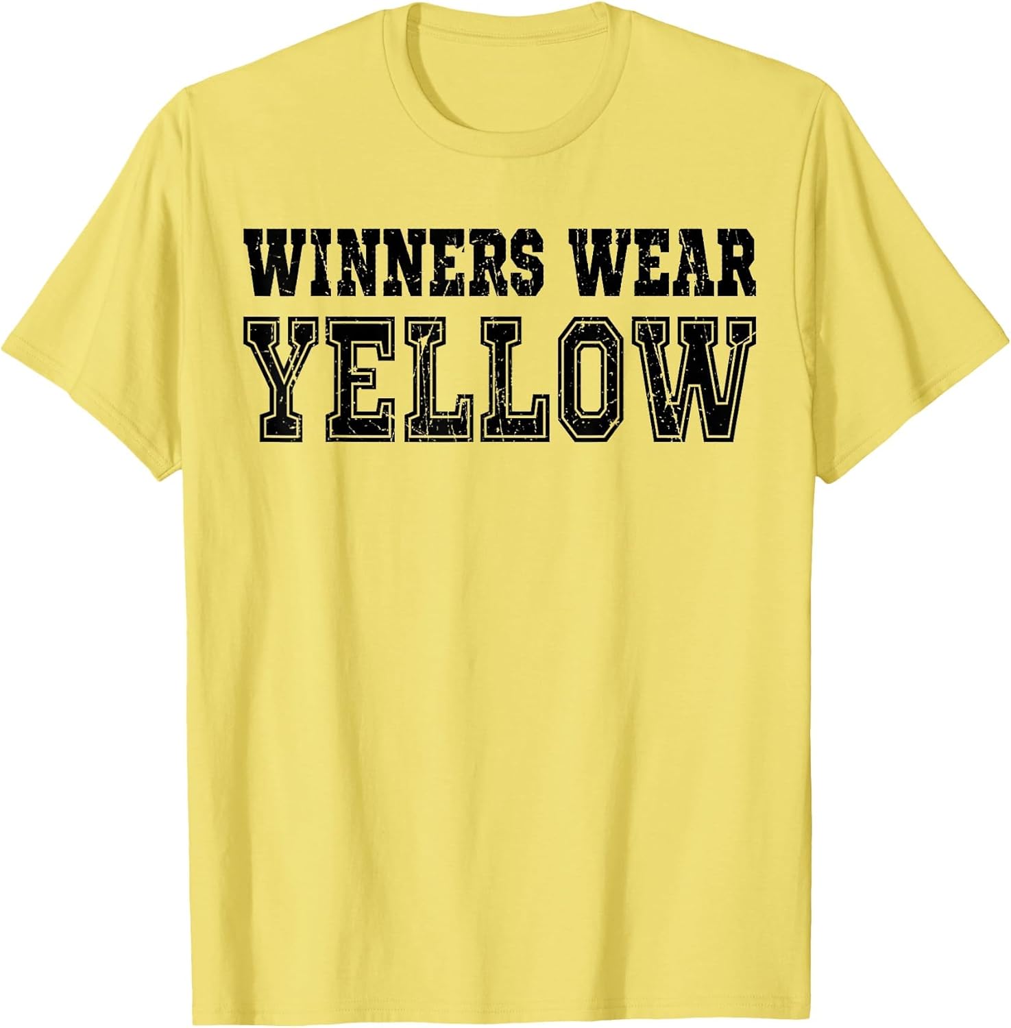 Winners Wear Yellow Color Team Spirit Game War Camp Parent