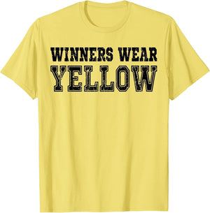Winners Wear Yellow Color Team Spirit Game War Camp Parent