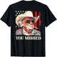 Western Trump Cowboy You Missed Trump 2024 Flag (On Back)