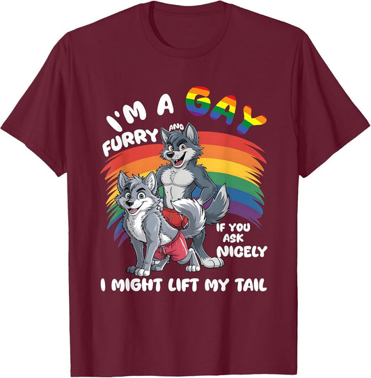 I'm A Gay Furry Pride Month Gay LGBTQ Rainbow Fox Furry
