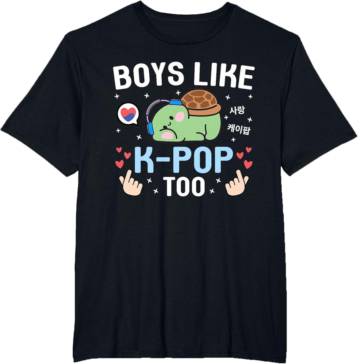 Boys Like K-Pop Too Cute Kawaii Turtle Korean Music K-Pop