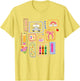 Colorful Doodle Back to School Preppy Student Teacher Women