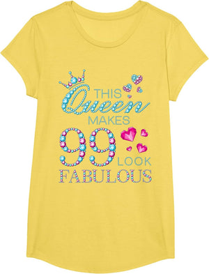 This Queen Makes 99 Look Fabulous 99th Birthday 99 Years Old