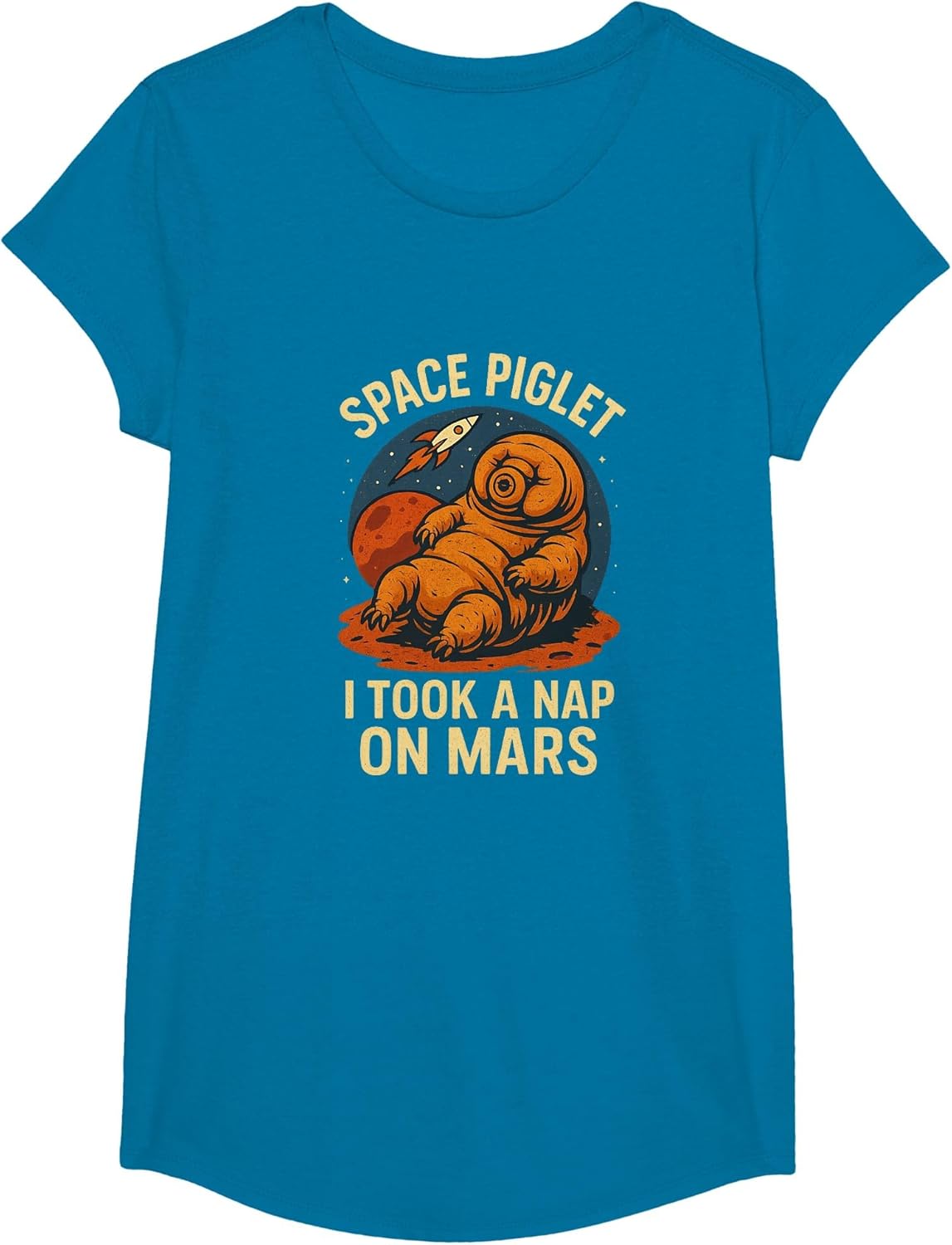 Tardigrade Space Piglet Water Bear Funny Cosmic Animal Art