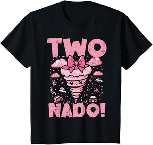 Kids 2nd Birthday Two Nado Funny 2 Year Old Girls Kids Toddler