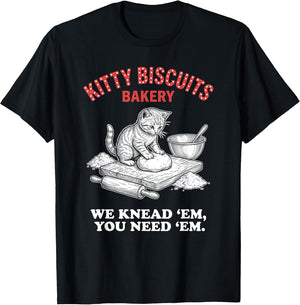 Kitty Biscuits Bakery T for Cat Lovers