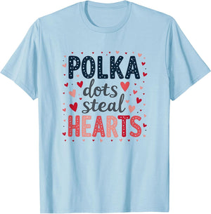 Polka Dots Steal Hearts Cute Design