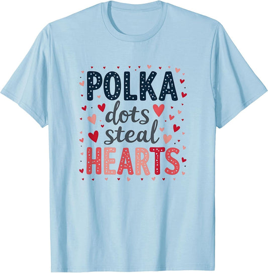 Polka Dots Steal Hearts Cute Design