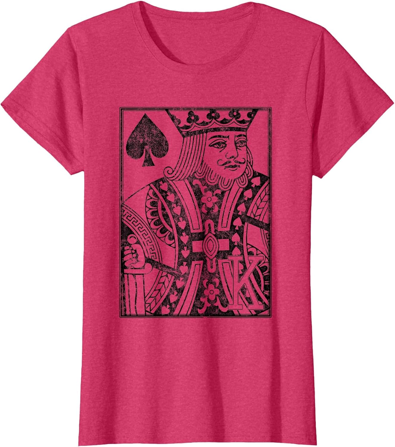 King of Spades Vintage Look Distressed Playing Card