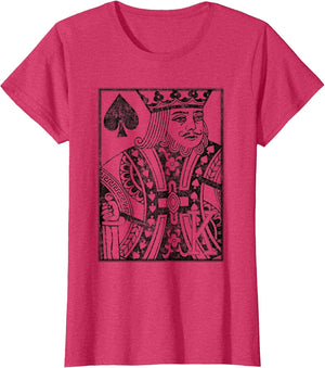 King of Spades Vintage Look Distressed Playing Card
