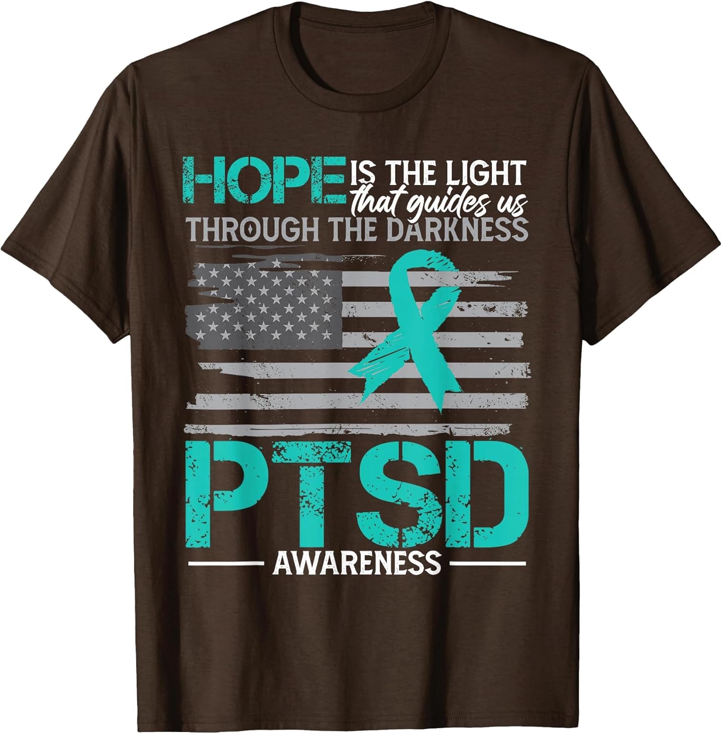 American Flag Veteran Support PTSD Awareness